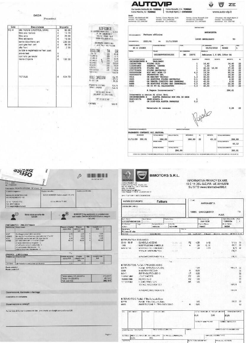 Dacia Dokker GPL Casa Madre Unico Prop.