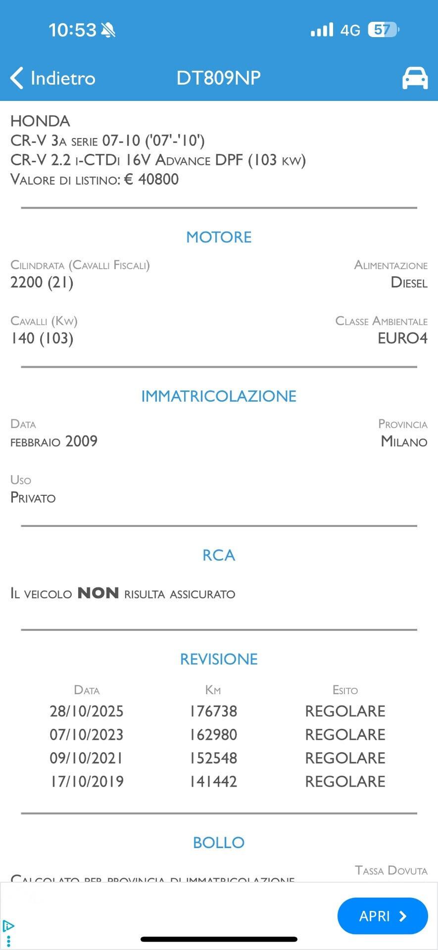 Honda CR-V 2.2 i-CTDi 16V EXECUTIVE DPF