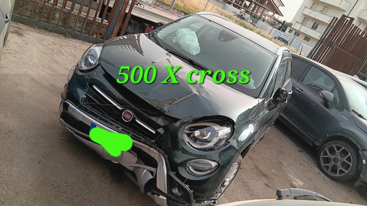 Fiat 500 X cross incidentata sinistrata mondialcars 019