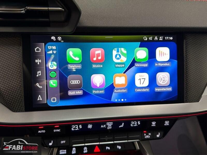 Audi A3 A3 SPB 40 TFSI 190 Cv S-Tronic QUATTRO S-Line - Tetto, Matrix, Bang, Gusci, Pelle ecc