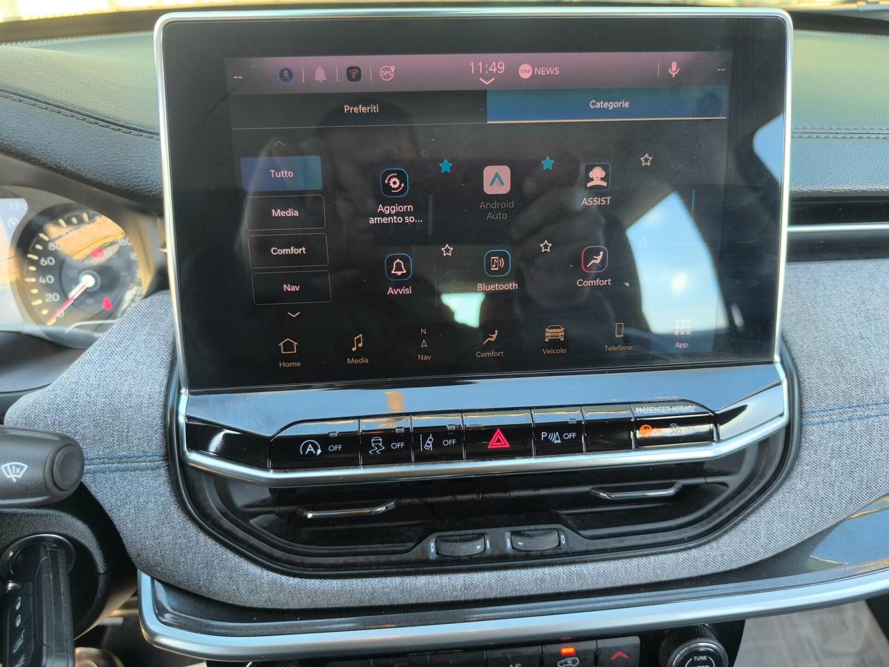 JEEP COMPASS 1.6 DIESEL 130cv 12/2021 LED/NAV/PELLE/RETROC