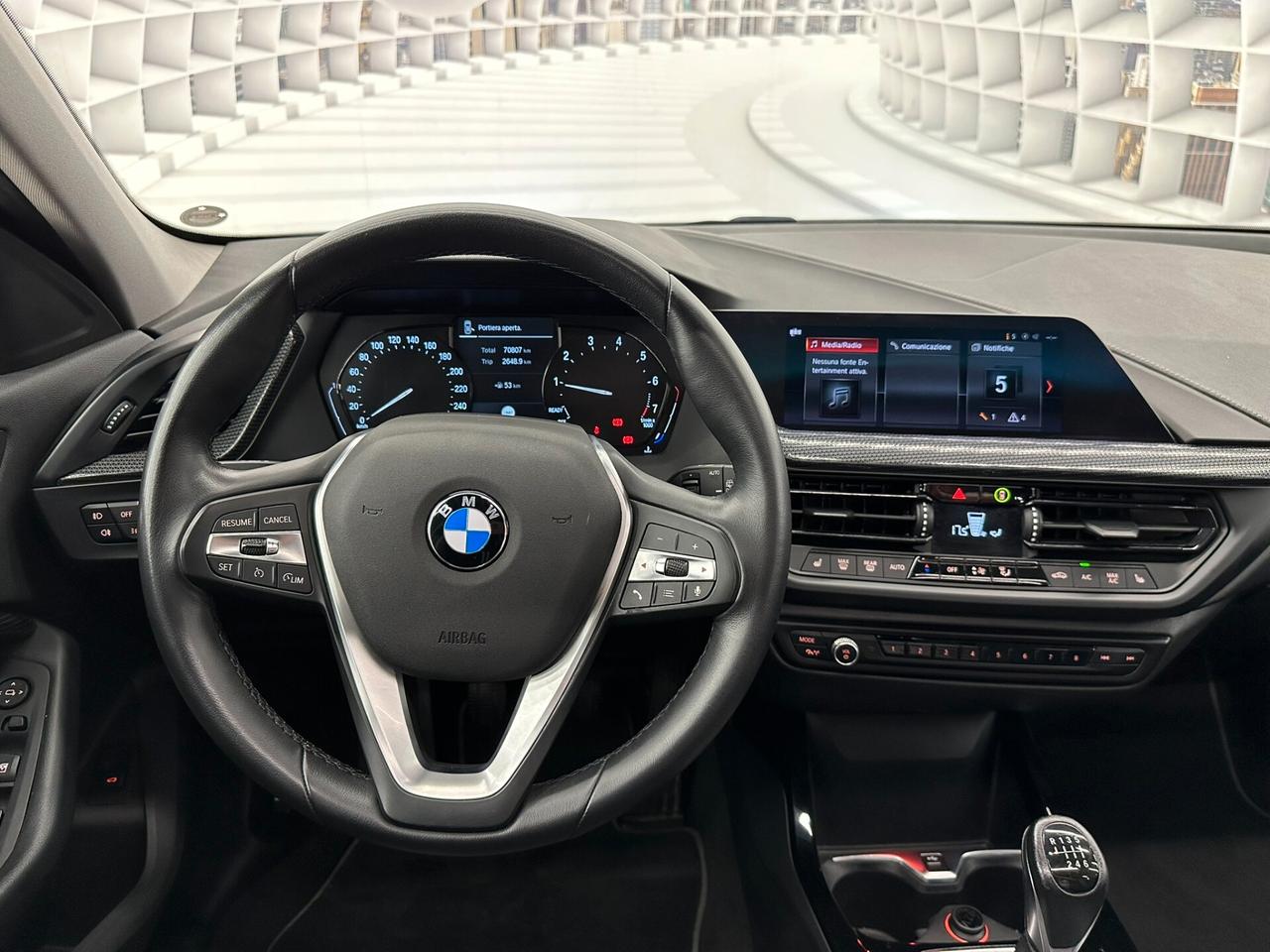 Bmw 118 5p.TETTO APRIBILE-UNICO PROPRIETARIO-KM CERTIFICATI