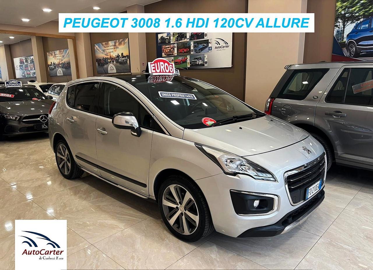 Peugeot 3008 1.6 HDI 120CV **TETTO** PERFETTA