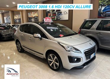 Peugeot 3008 1.6 HDI 120CV **TETTO** PERFETTA