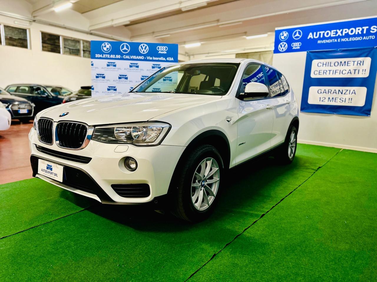 Splendida Bmw X3/2015/euro6/kmcertificati.