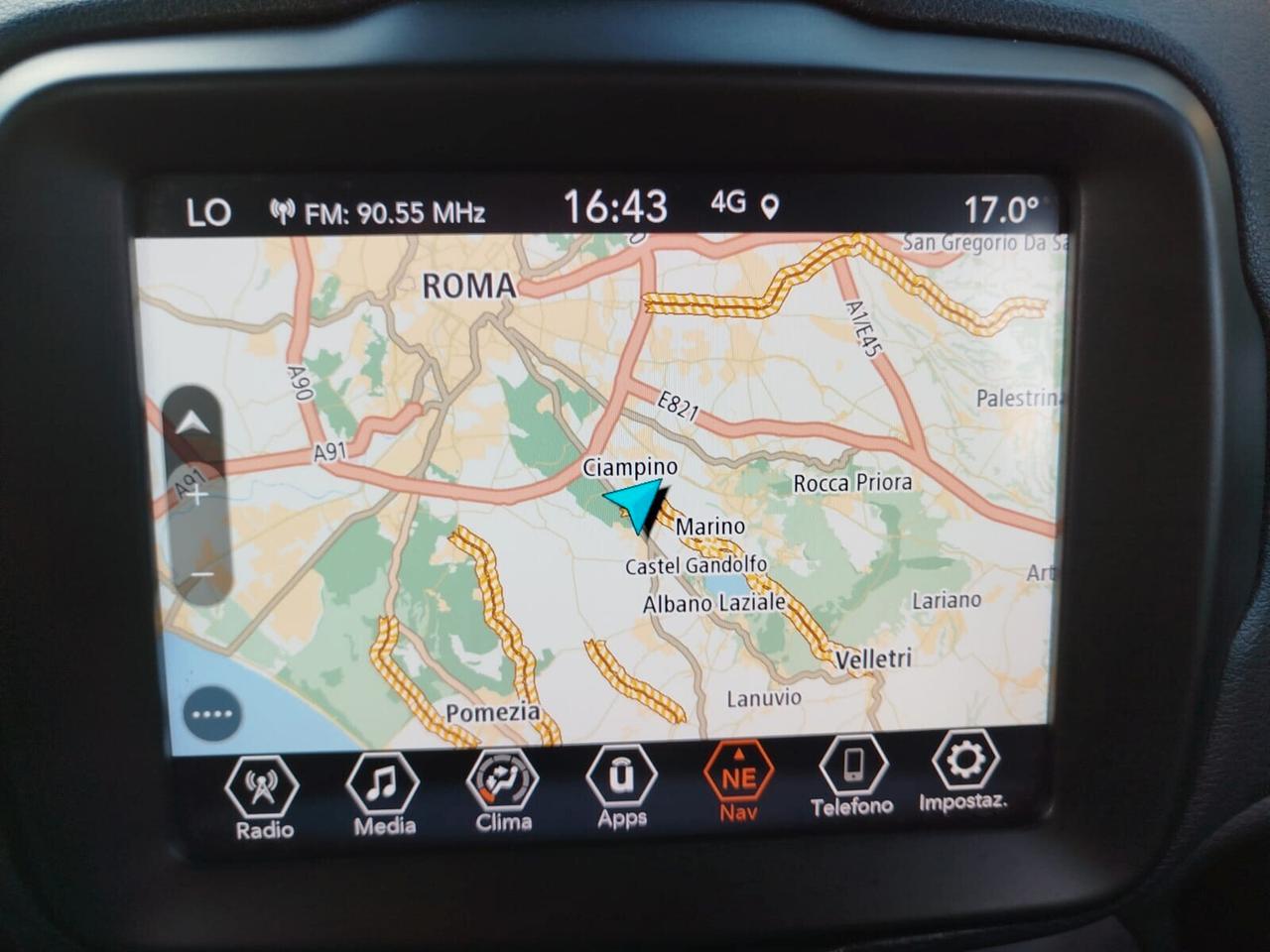 RENEGADE LIMITED 150cv AUTOMATICA *PREZZO VERO* UNIPRO' KM CERTI- GARANZIA 12M