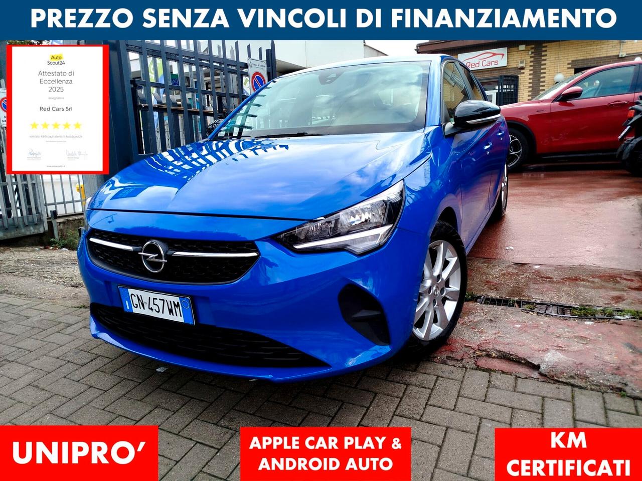 Opel Corsa 1.2 75cv *PREZZO VERO* UNIPRO KM CERTI NEOPAT OK