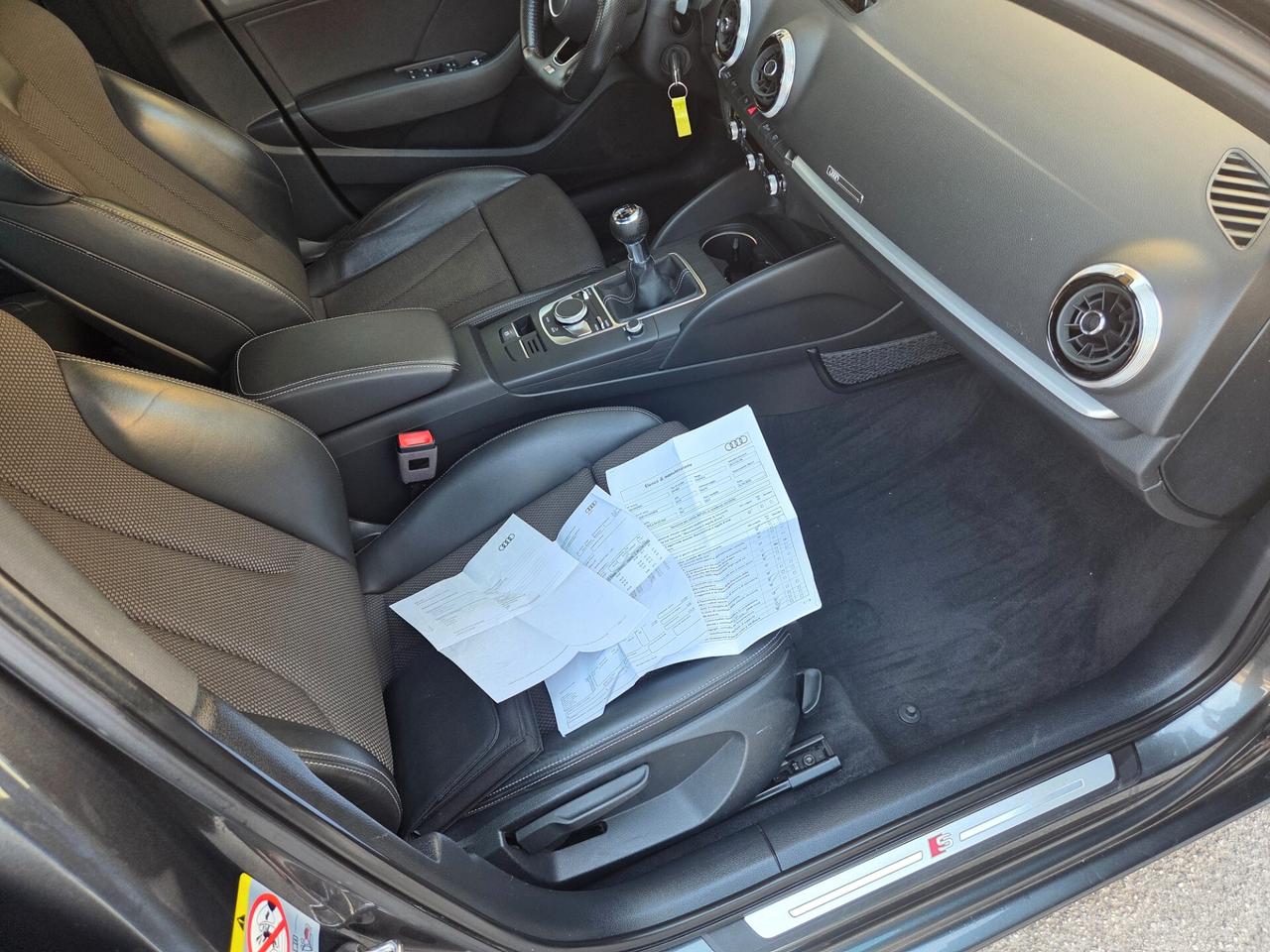 AUDI A3 S-LINE ANNO 2019 SOLI KM 100000 CERTIFICATI