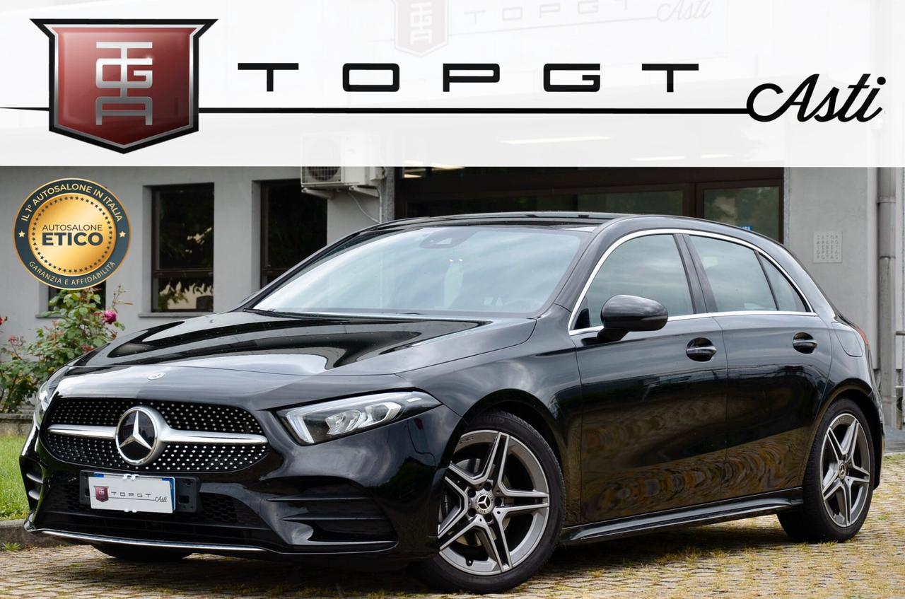 MERCEDES-BENZ A 180d PREMIUM 116cv AUTO, UNICOPROP, SERVICE MERCEDES, UFF ITALIANA, EURO 6D, FARI LED, LUCI AMBIENTE, PERMUTE