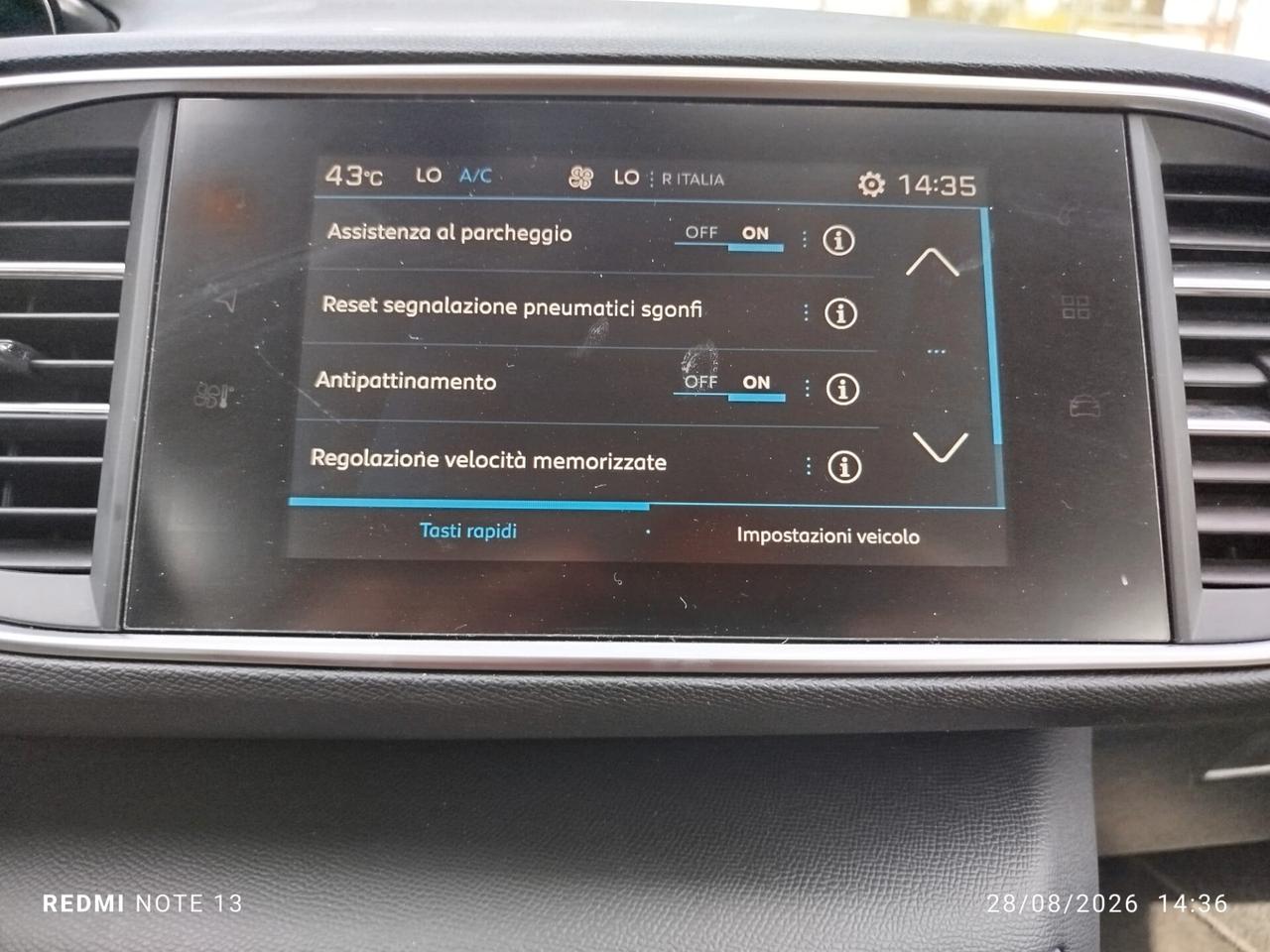 PEUGEOT 308 1.5hdi 130cv UNIPRO *PREZZO VERO* KM CERTI