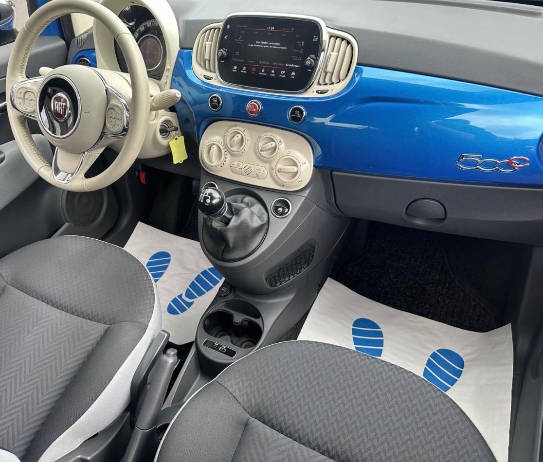 Fiat 500 C 1.2 Lounge blue metallic