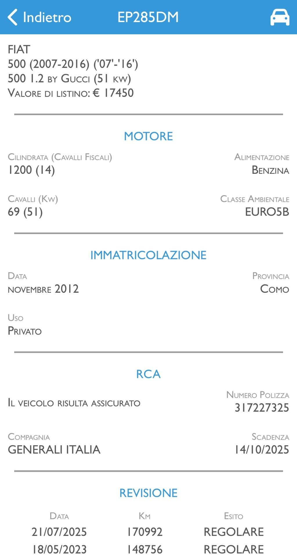 Fiat 500 1.2 by Gucci color therapy edition