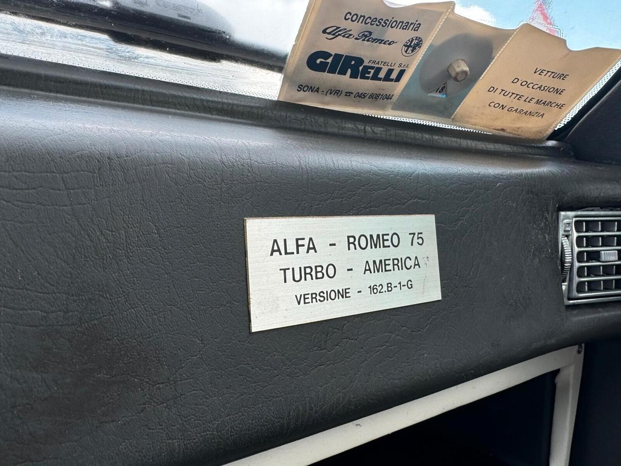 Alfa Romeo 75 1.8i turbo America