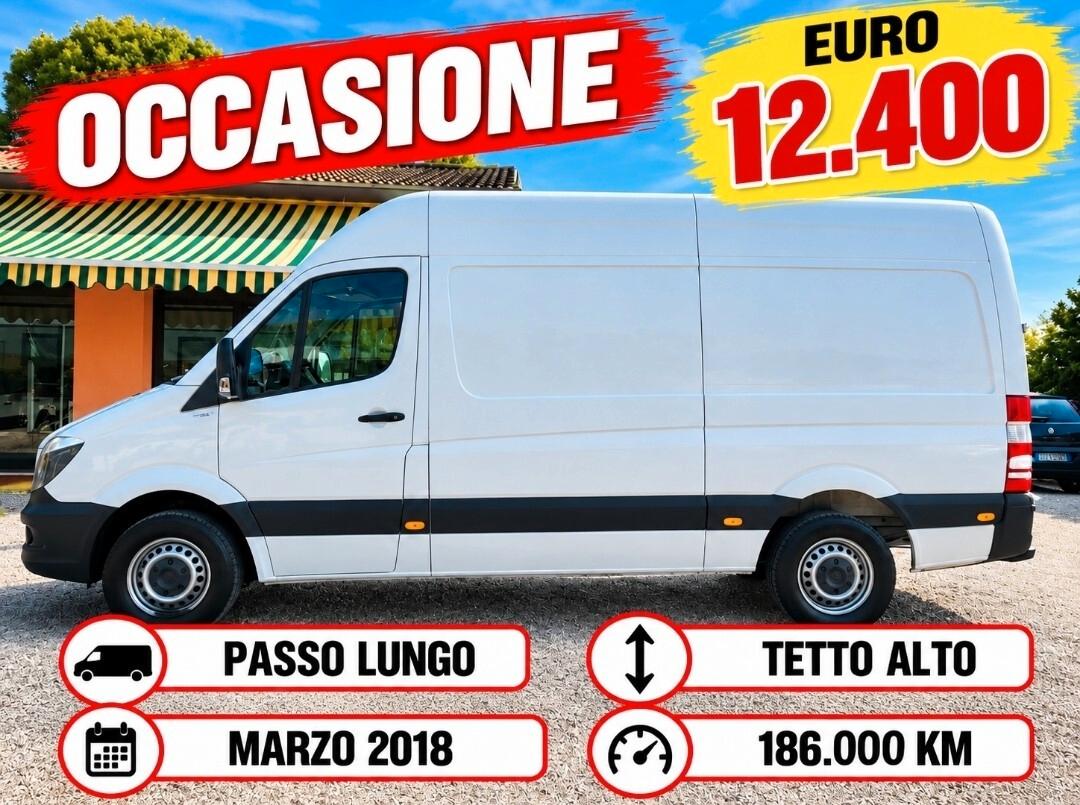 Mercedes-Benz Sprinter 314 CDI, 2018, tetto alto+ passo lungo, Euro 6B