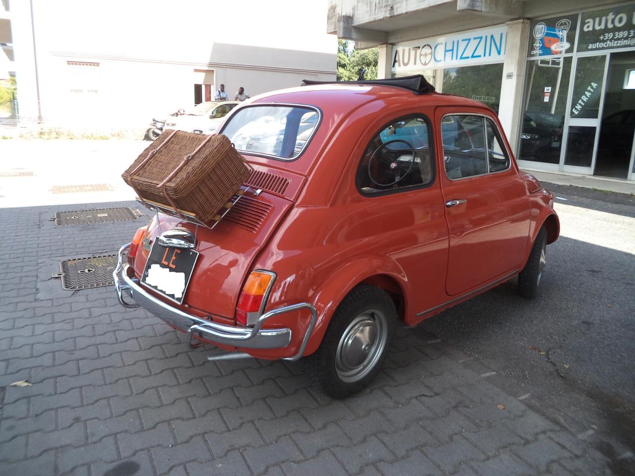 FIAT 500L ORANGE DEL 1970 CON 21000 KM PERFETTA