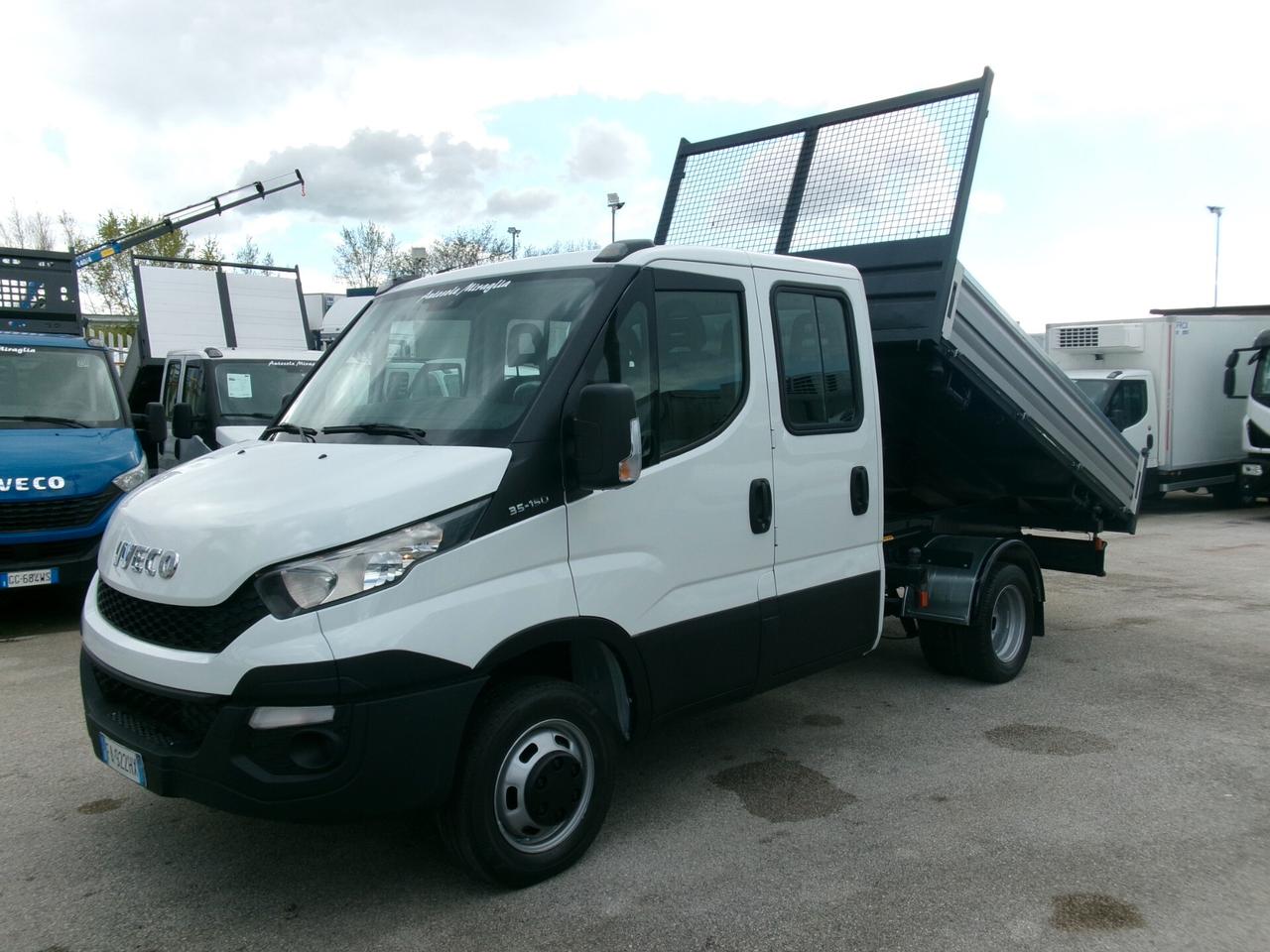 Iveco Daily 35C15 3000 150CV DOPPIA CABINA 7 POSTI RIBALTABILE
