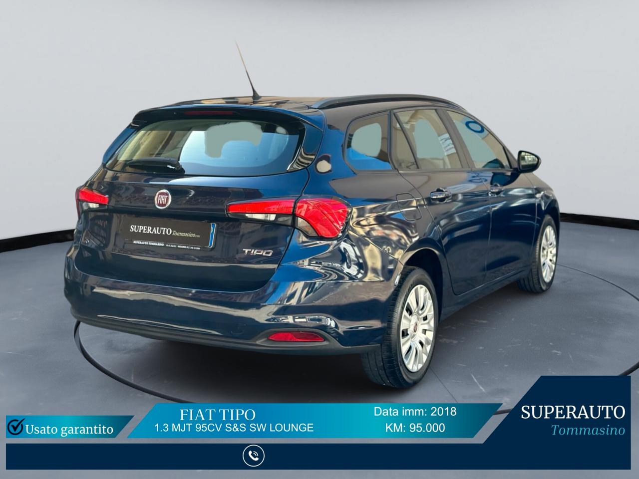 Fiat Tipo 1.3 Mjt CV 95 KM 93.000 OK neopatentati