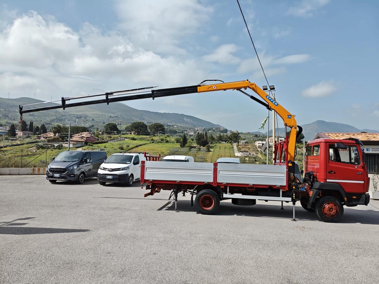 Mercedes-benz Altro 817 autocarro con GRU