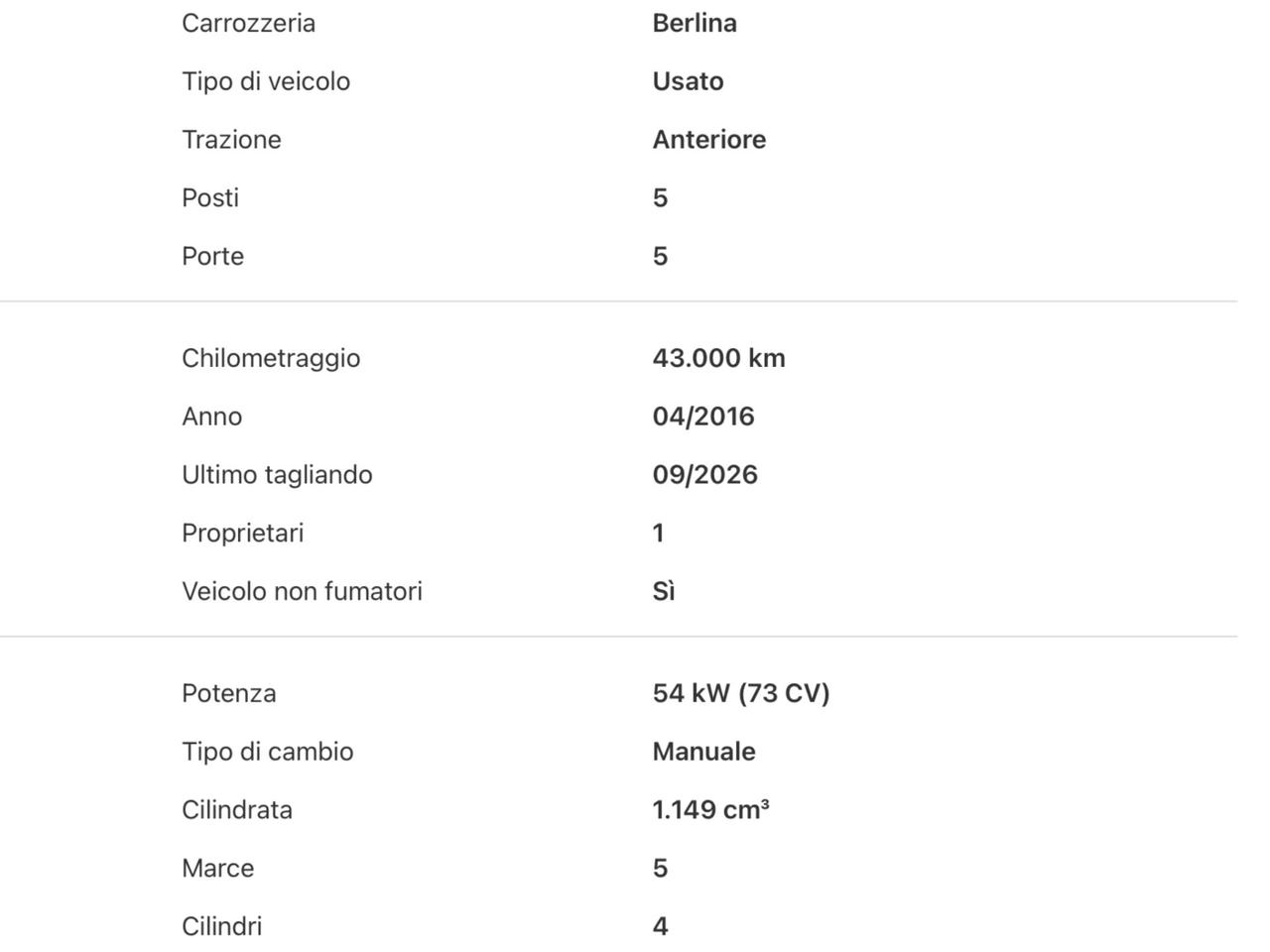 Renault Clio 1.2 75CV 5 porte Life Perfetta Si Neopatentati .
