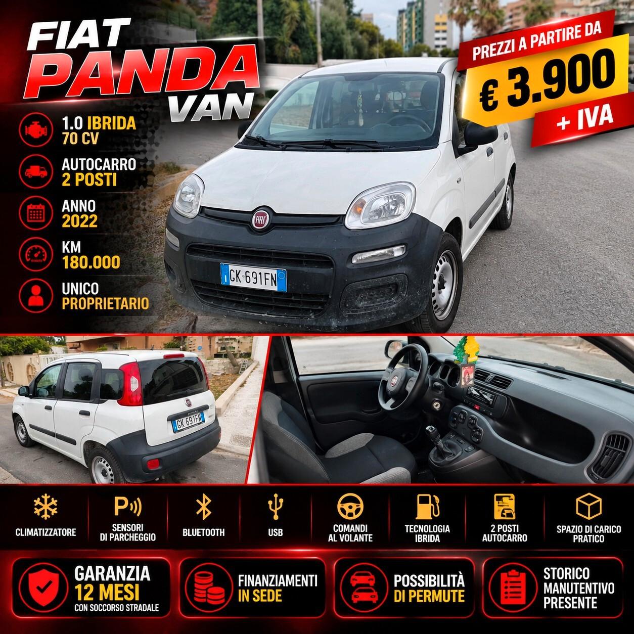 Fiat Panda 1.0 FireFly S&S Hybrid 2 posti VAN
