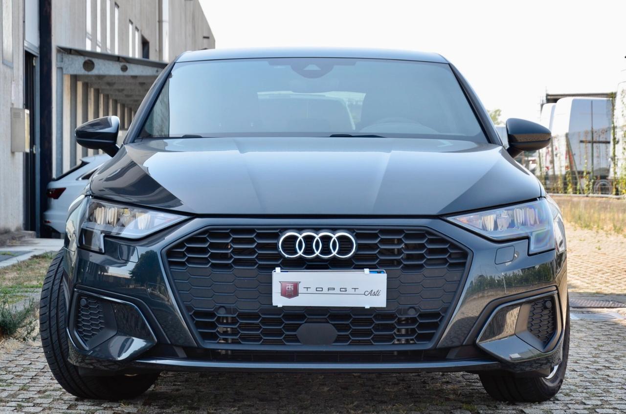 AUDI A3 SPORTBACK 35 1.5 TFSI BUSINESS 150cv MANUALE, PARI AL NUOVO, UNICOPROPRIETARIO, IVA ESPOSTA, SERVICE AUDI, UFF ITALIANA, BOLLO 6/27, PERMUTE
