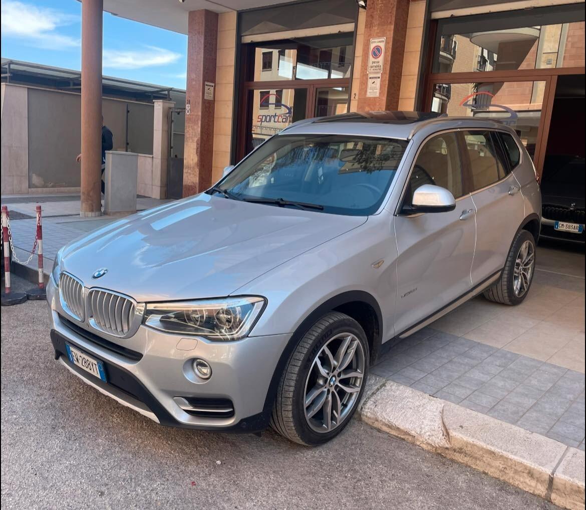 Bmw X3 xDrive20d xLine TETTO NAVY PELLE LED 360