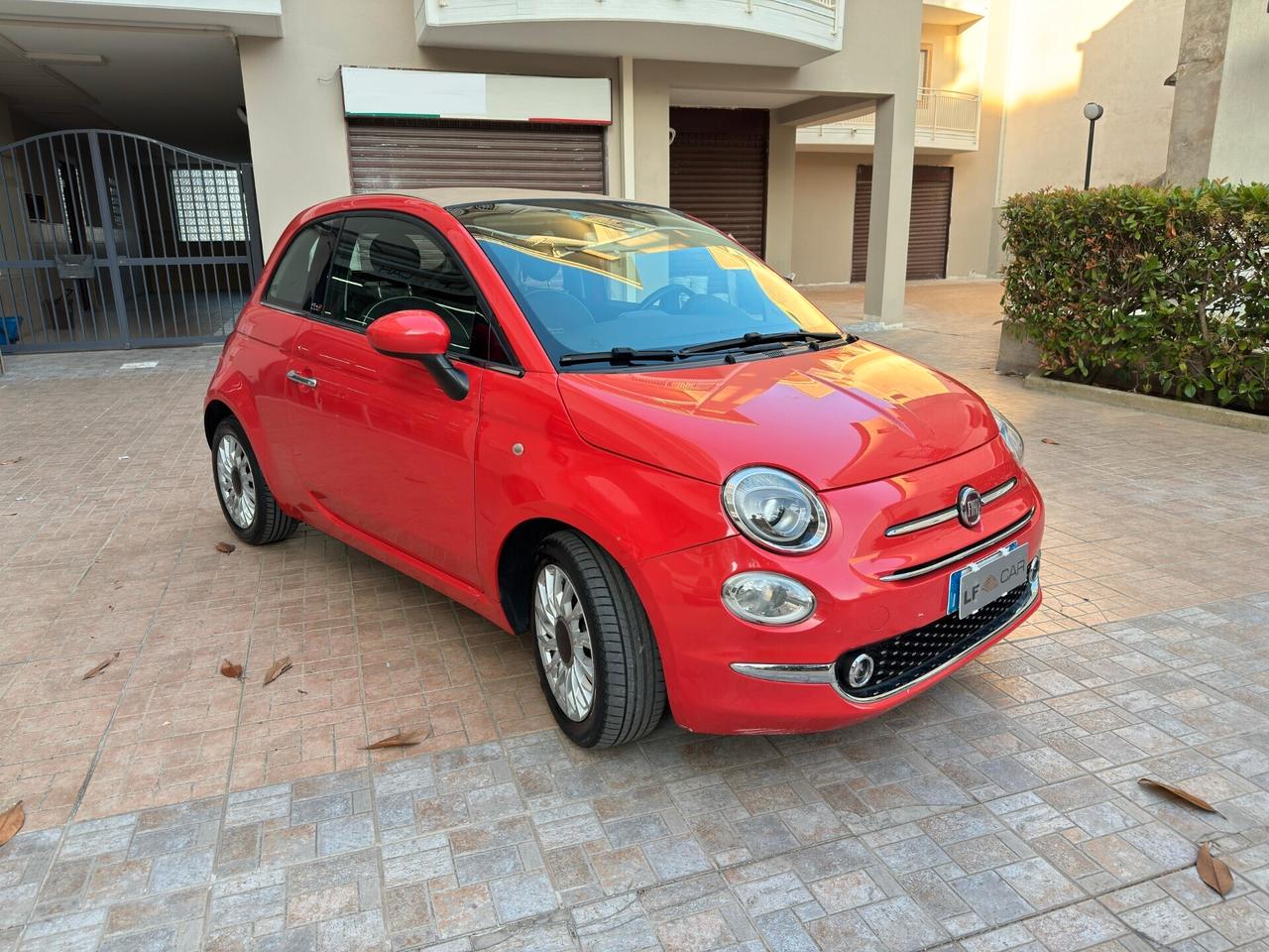 Fiat 500 C 1.3 Multijet 95 cv Lounge Cabrio Rosso corallo