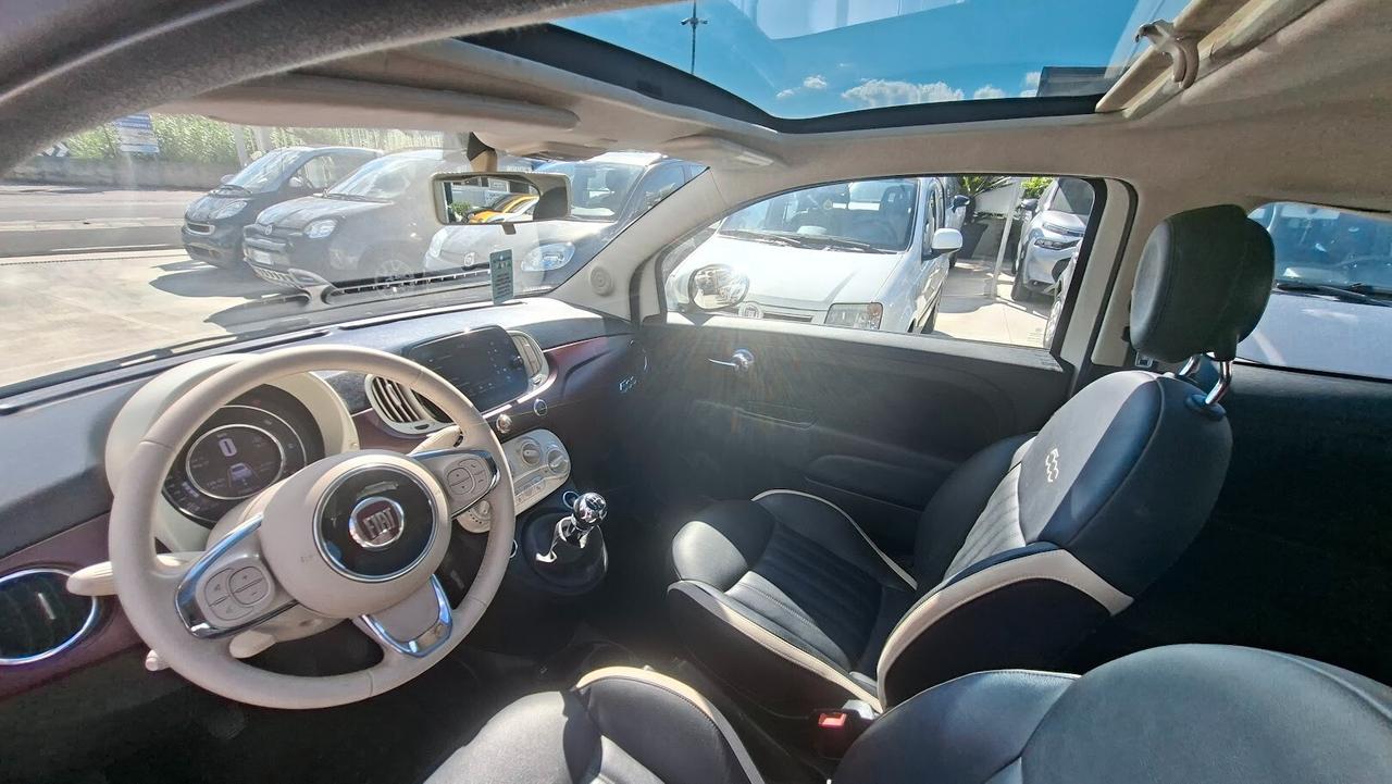 Fiat 500 1.2 Lounge con sedili in pelle