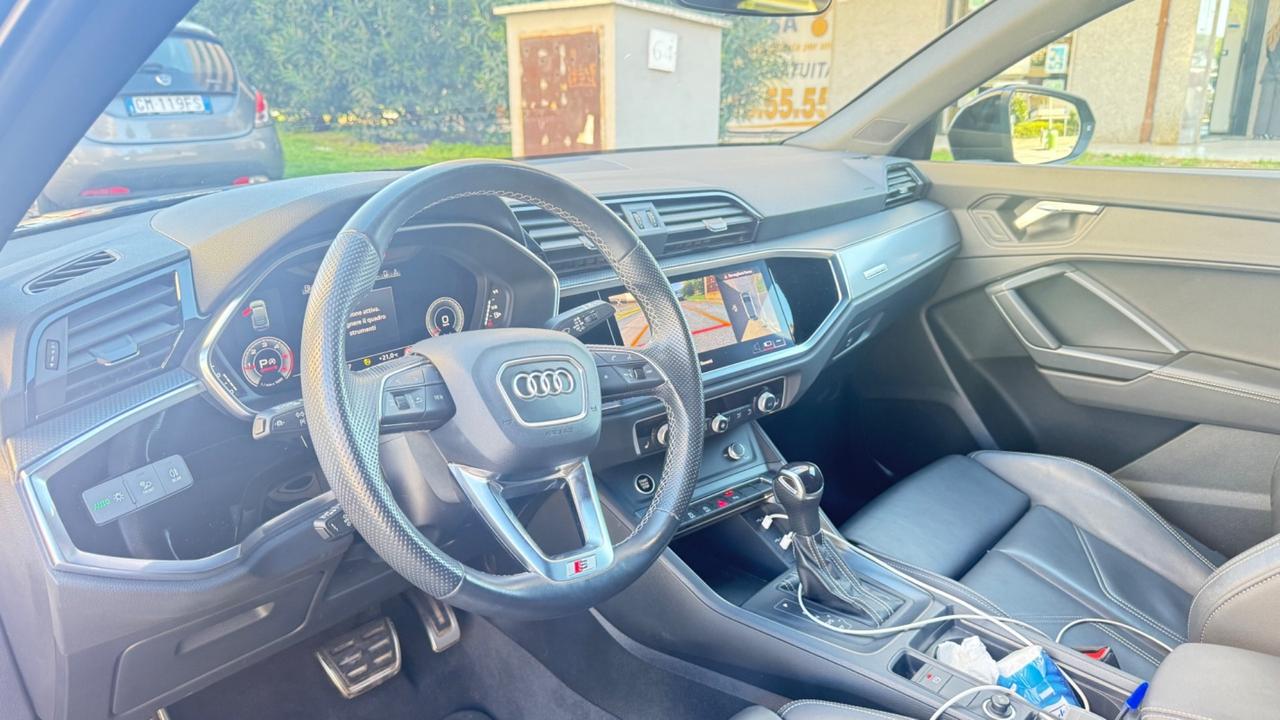 Audi Q3 40 TDI quattro S tronic line edition LED MATRIX PELLE CERCHI 20 COCKPIT KAMERA