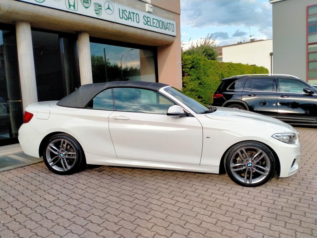 BMW 218 D CABRIO F23 150CV MSPORT STEPTRONIC / FULL SVC BMW / CAMERA / DA VETRINA