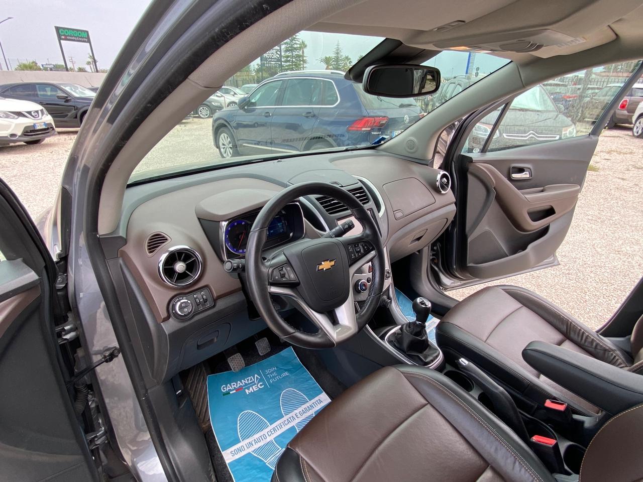 Chevrolet Trax 1.7 diesel AWD LTZ(TETTO/PELLE/RETRO/NAVI) UNICO PROPRIETARIO