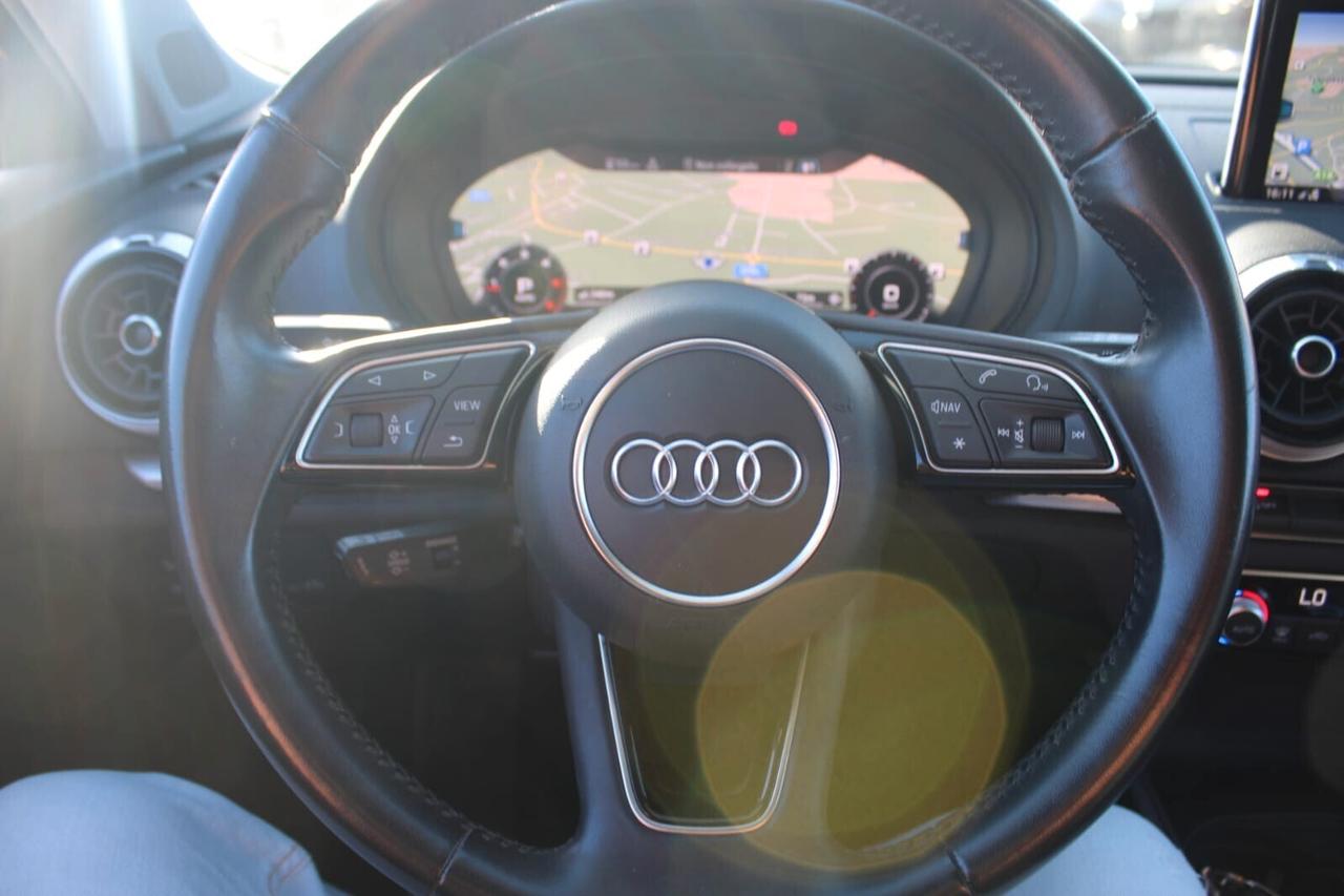 Audi A3 SPB 30 TDI S tronic Tua A SOLI 251€ al mese Anticipo Zero