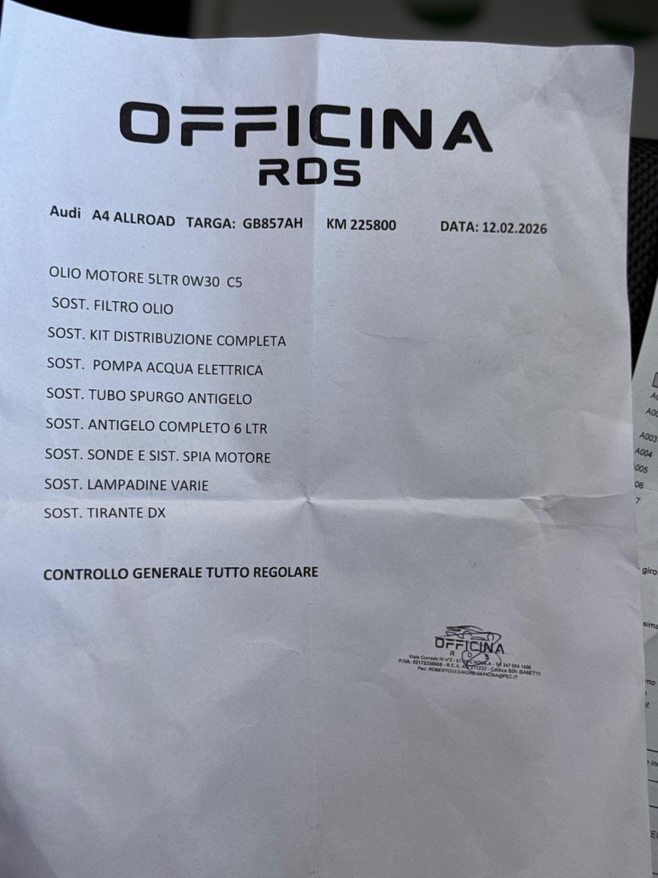 Audi A4 allroad 2.0 TDI 190 CV S tronic Evolution