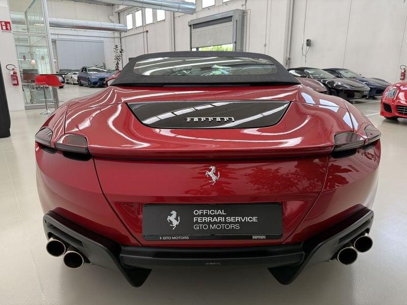 Ferrari Roma Spider - Rosso Imola - cuciture Rosso