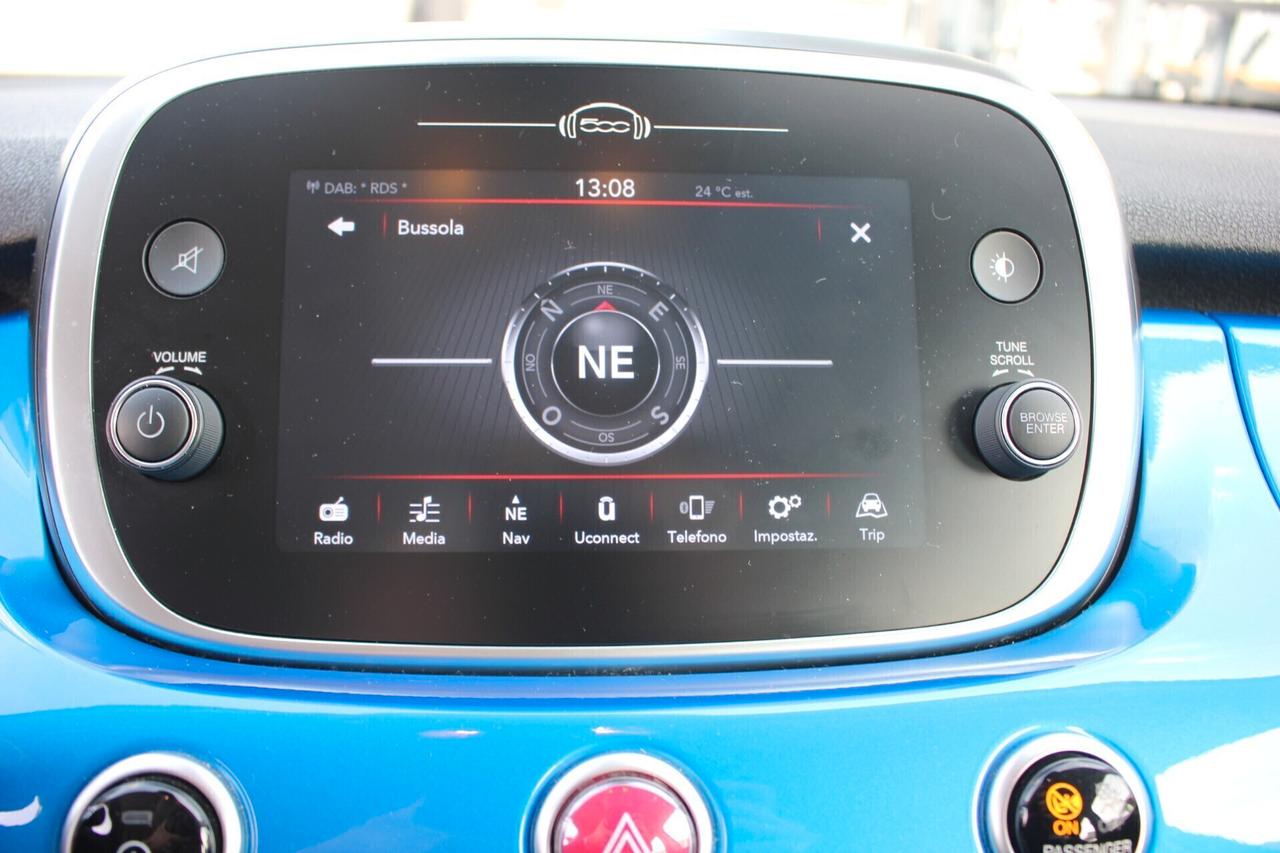Fiat 500X 1.6MTJ 120CV AUTOM*PREZZO REALE*LOUNGE unipro-navi-mix pelle
