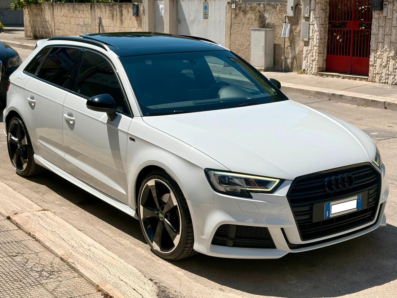 Audi a3 spb 2.0tdi 150cv-"TETTO-S-LINE-GANCIO TRAINO"-'17