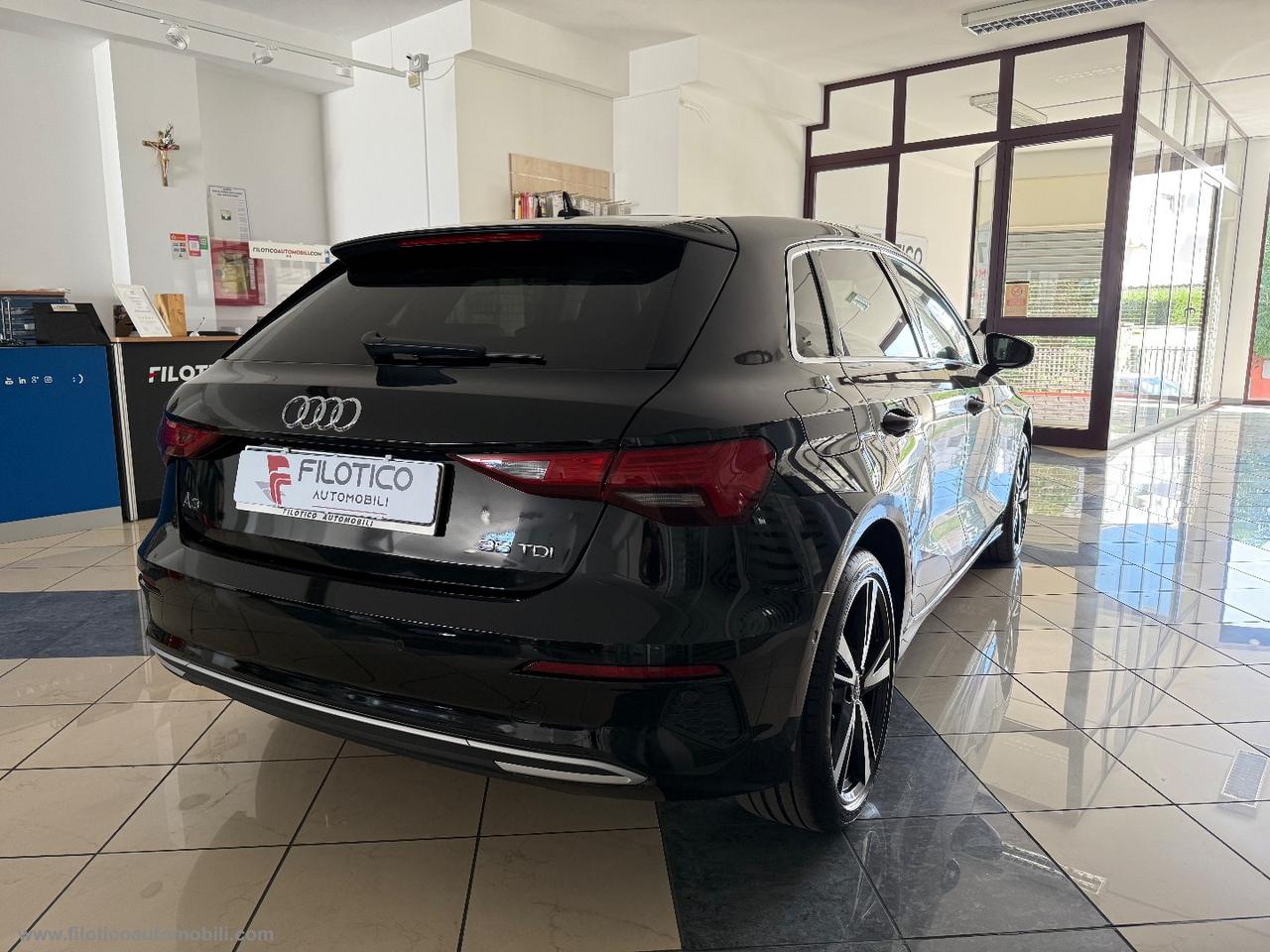 AUDI A3 SPB 35 TDI 150CV S tronic Business Advanced PACK SLINE - LED - LUCI D'AMBIENTE