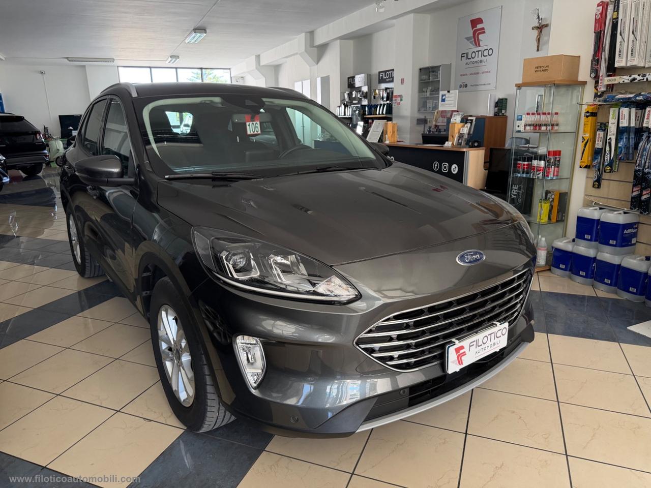 FORD Kuga 1.5 EcoBlue 120 CV aut.2WD Titanium KM CERTIFICATI 38.209 - PARCHEGGIO AUTO FULL