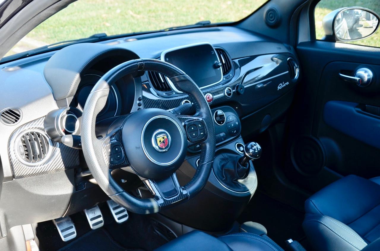 ABARTH 695 1.4 16v RIVALE 180cv, TETTO, AKRAPOVIC, BREMBO, INSERTI IN CARBONIO, PERMUTE