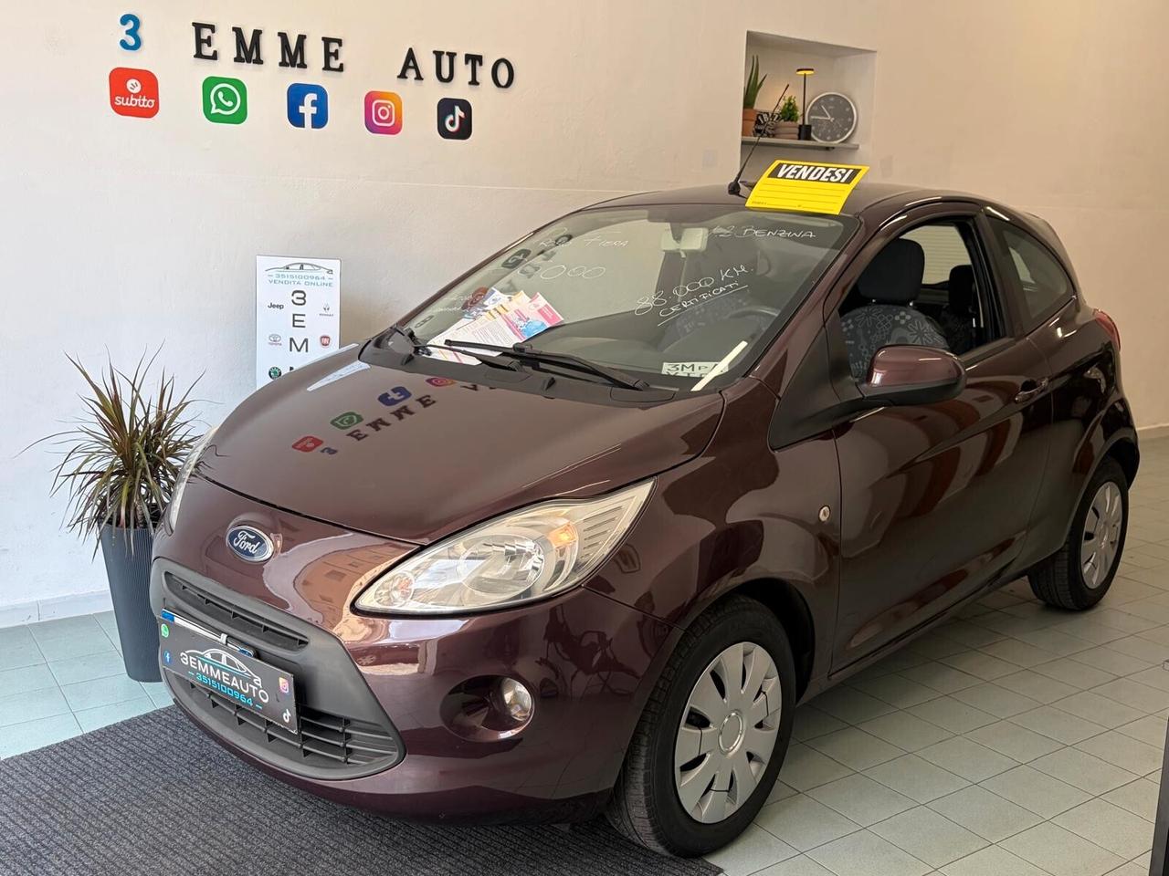 Ford Ka 1.2 69Cv 12 MESI DI GARANZIA 88.000KM