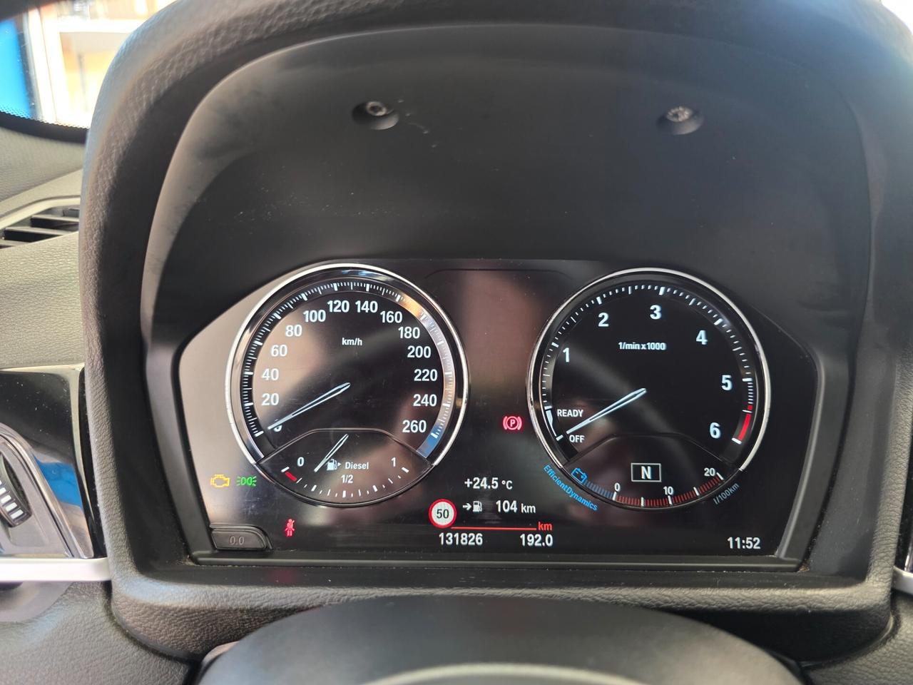 Bmw X1 sDrive 18d M-Sport Blu Estoril 2019 head up display