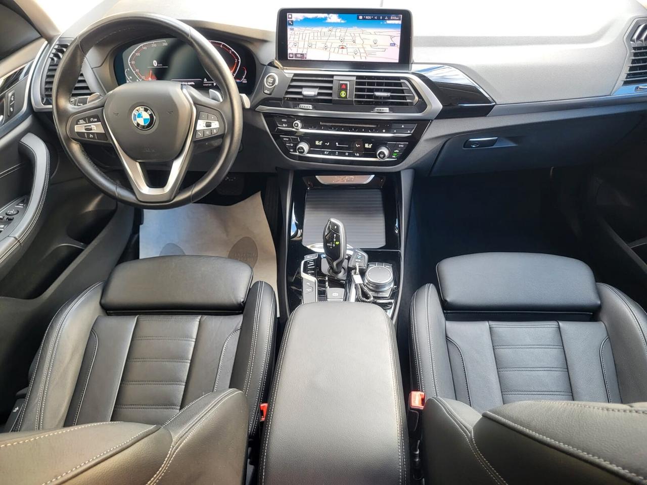 Bmw X3 X-Drive2.0 D XLine 190 CV+Luci Ambiente+Full Led+Navy Plus...