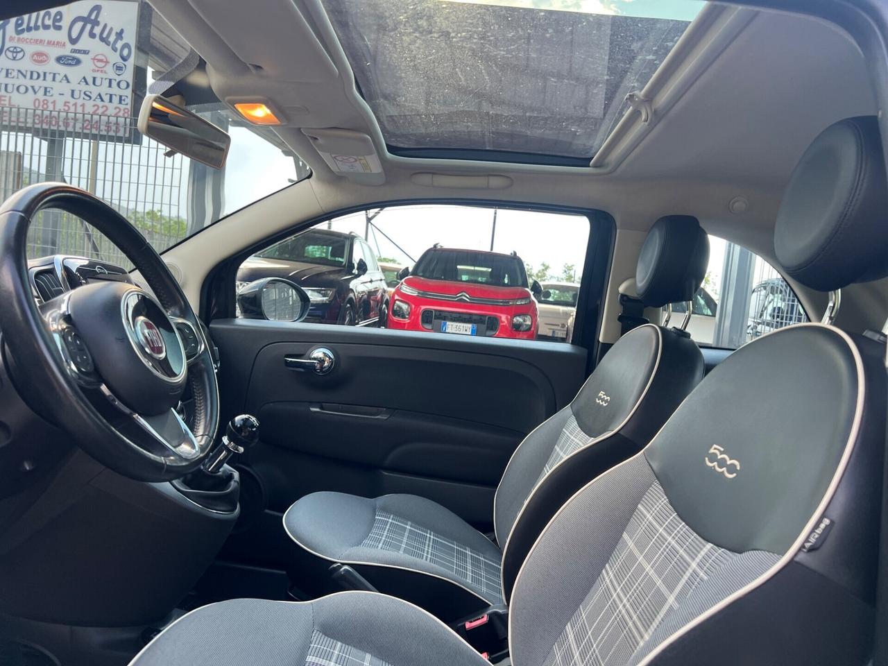 Fiat 500 1.2 GPL Lounge 2017 tetto Easypower