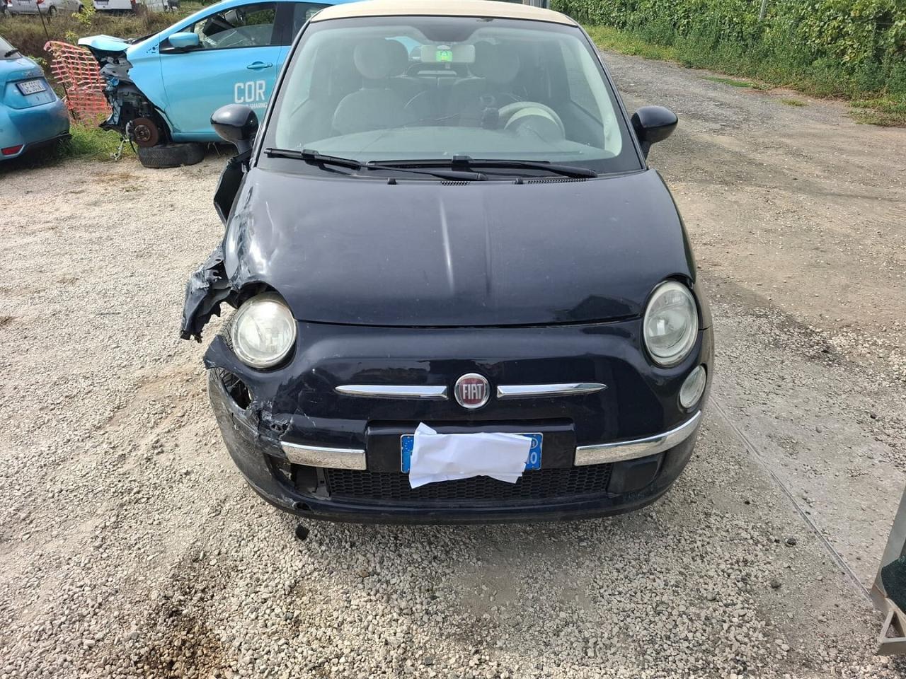FIAT 500 C CABRIO INCIDENTATA AUTOMATICA