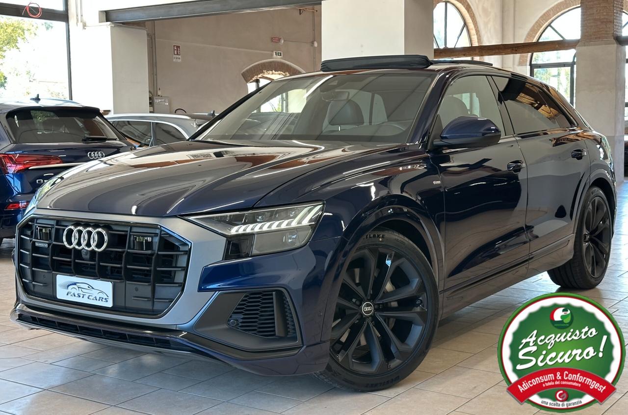 AUDI Q8 50TDI S LINE QUATTRO *TETTO*RADAR*360*MATRIX*4RS*