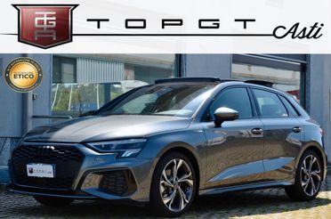 AUDI A3 SPORTBACK 35 1.5 TFSI S-LINE INT+EXT 150cv, GARANZIA UFF AUDI, UNICOPROP, UFF ITALIANA, SERVICE AUDI, EURO 6D, TETTO, 18", PERMUTE