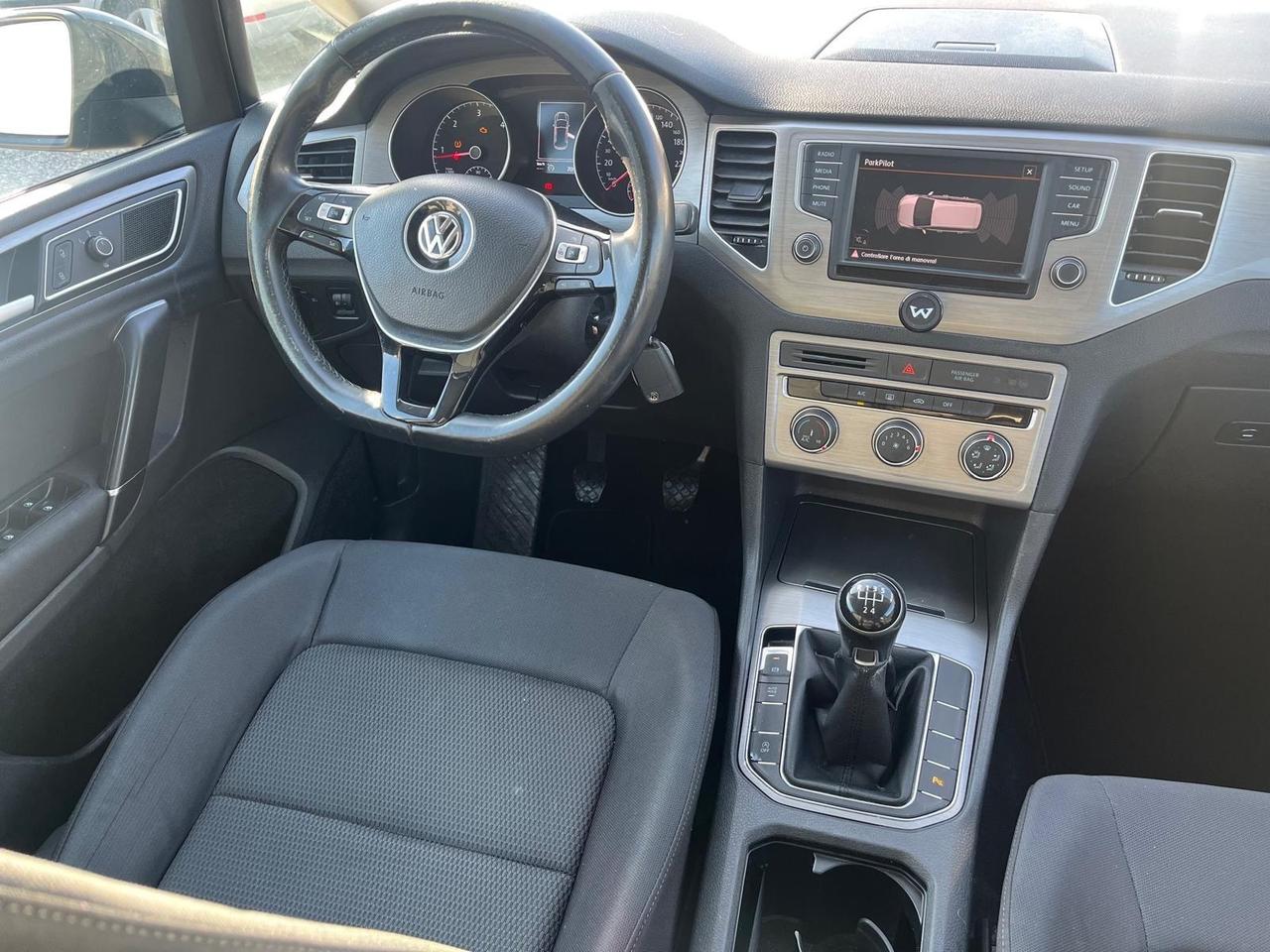 Volkswagen golf sportsvan 1.6 tdi/euro 6-full-2016