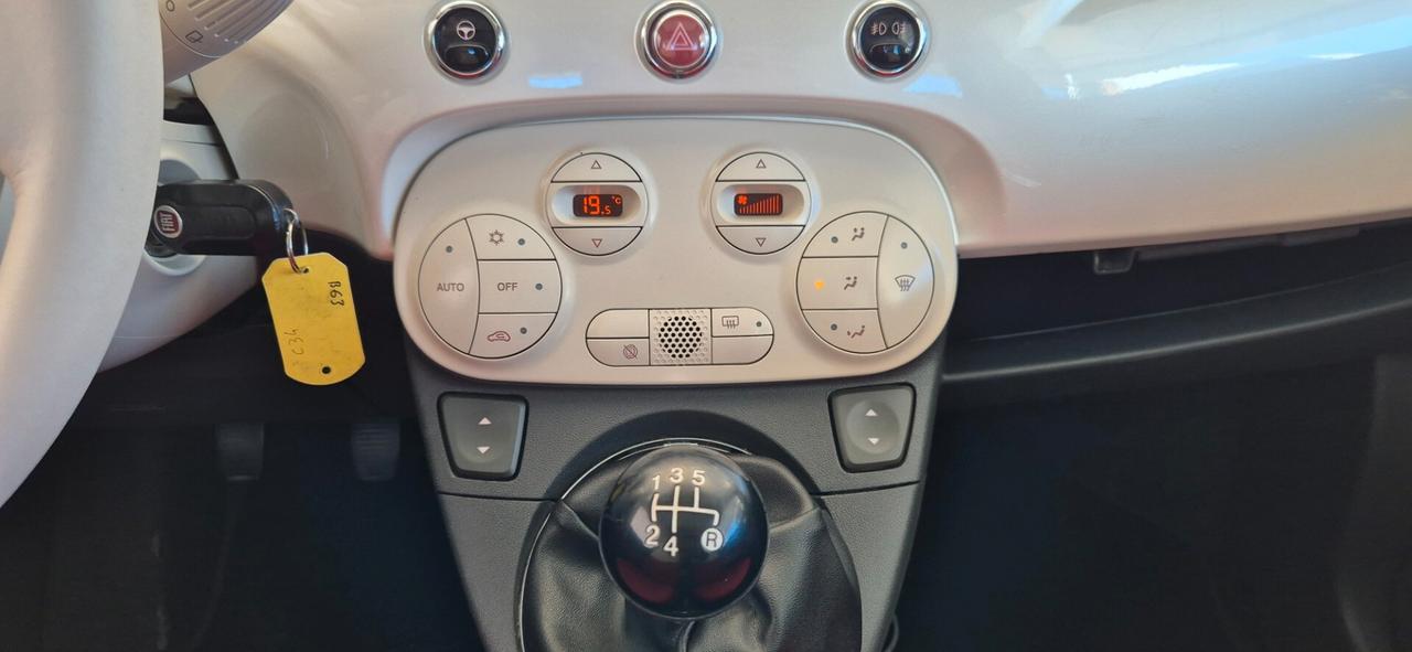 FIAT 500 1.2 BENZINA 69CV Tetto Panora 05/2009