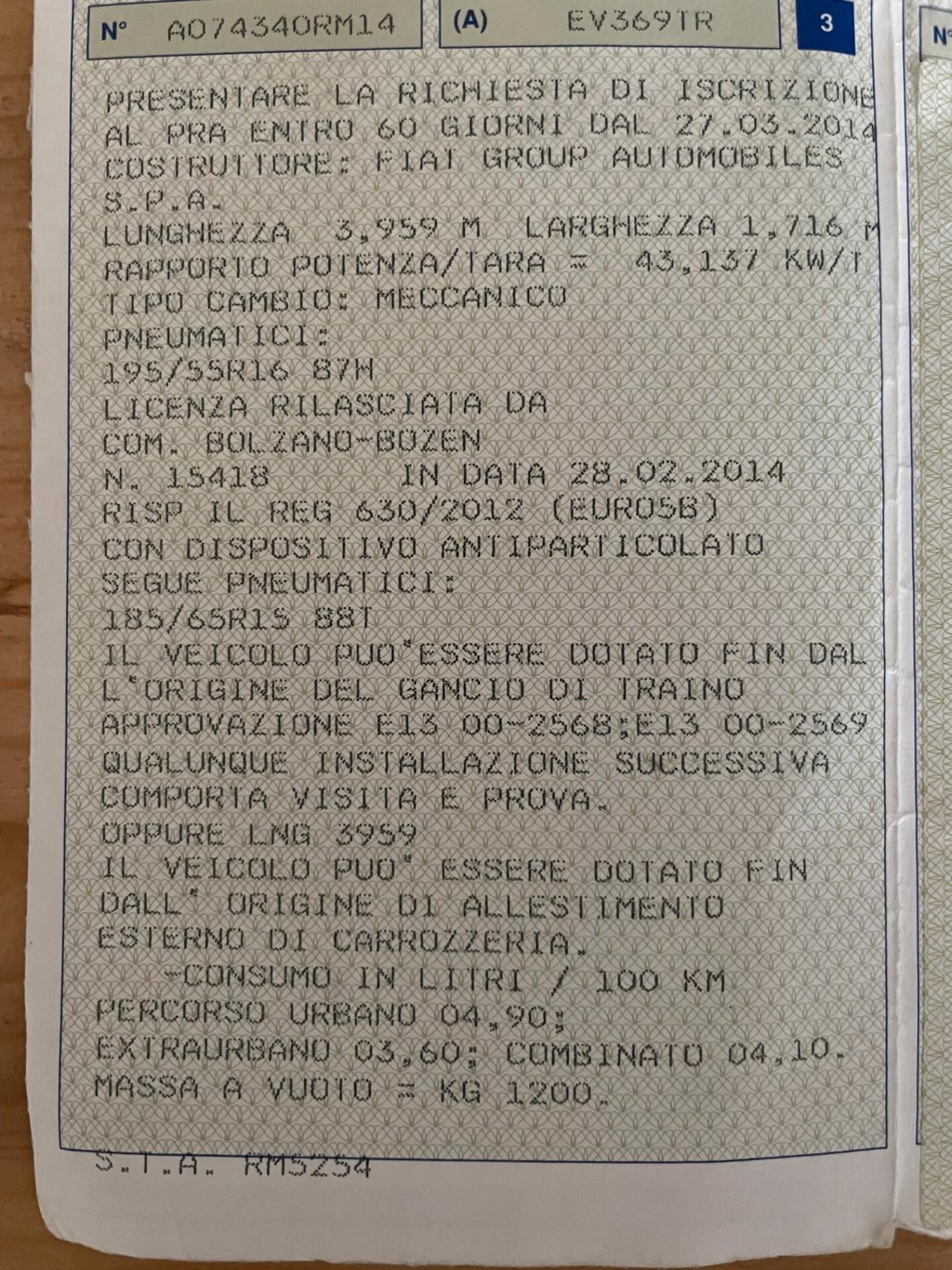 Fiat Qubo 1.3 MJT 75 CV Dynamic