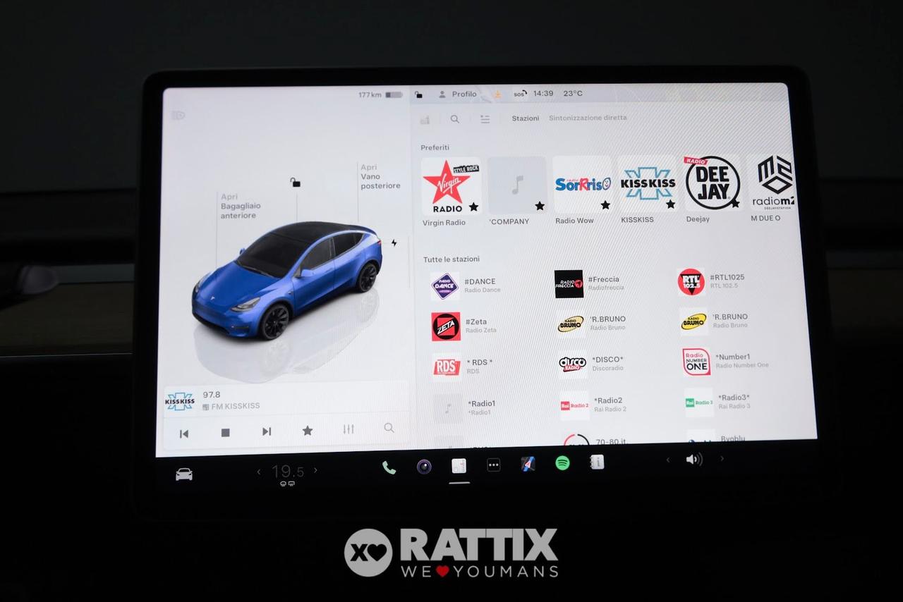 Tesla Model Y motore elettrico 153kW Long Range Dual Motor AWD + tetto panoramico